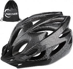 LAMONKE 自転車ヘルメット 黒色 大人用 男女兼用(5名様)